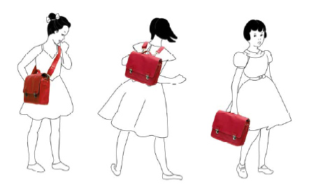 miniséri boekentassen kun je op drie manieren dragen