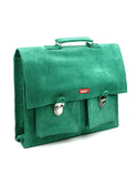 grote boekentas velours groen