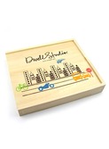 houten stempelset City