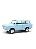 speelgoedautootje trabant blauw