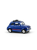 Fiat 500 blauw