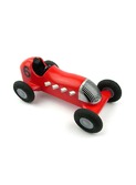 houten racewagen rood