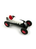 houten racewagen wit