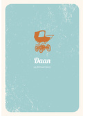 kinderwagen blauw