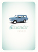 trabant blauw