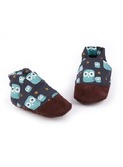 babyschoentjes famille hiboux