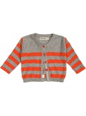 cardigan knit orange