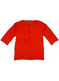 sonny organic cardigan red | Kidscase