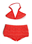 water bikini red