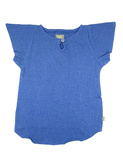 simple girls t-shirt blue | Kidscase
