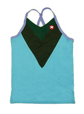 singlet v-neck blue  | Kik-kid