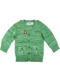 cardigan boys knitted green