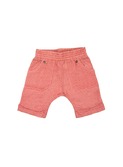 trousers short woven red