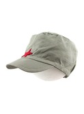 cap woven grey
