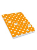 Petit cahier orange Polka
