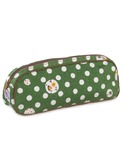 pennenzak groene Polka dots