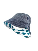 zonnehoedje BOB denim poissons