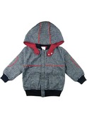 blouson denim rayures