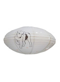 lampion ovale chien