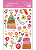 stickers Le jardin enchanté