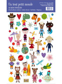 stickers 'Un tout petit monde'