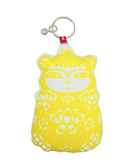 sleutelhanger lucky girls geel