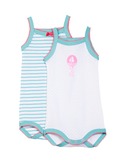 set van 2 meisjes bodies