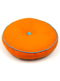 rond kussen oranje