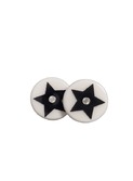 star earpins, black