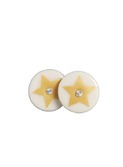 star earpins, gold