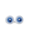splash earpins, blue