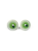 splash earpins, green