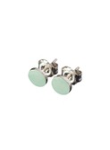 colour spot ear pins mint