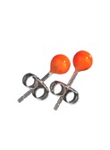 earpins mini neon orange