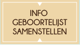 info over geboortelijst leggen