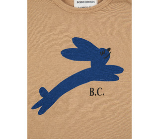 Jumping hare long sleeve t-shirt - Bobo Choses