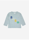 Bobo diagonal long sleeve t-shirt│Bobo Choses