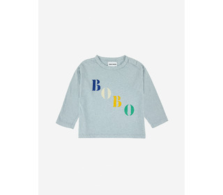 Bobo diagonal long sleeve t-shirt - Bobo Choses