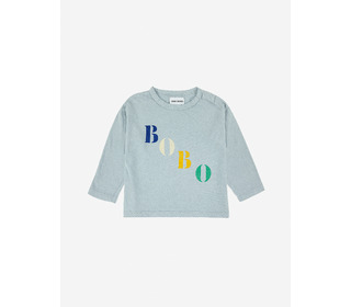 Bobo diagonal long sleeve t-shirt│Bobo Choses