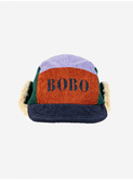 Bobo color block corduroy cap