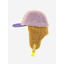 Color Block pink sheepskin chapka - Bobo Choses