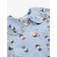Game Pawns all over light denim blouse - Bobo Choses
