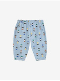 Game Pawns all over light denim pants