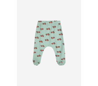 Race Car all over footed leggings - Bobo Choses
