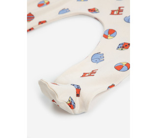 Toys all over footed leggings - Bobo Choses