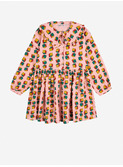 Dices all over micro corduroy dress
