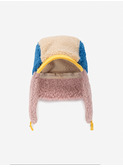 Bobo Choses color block sheepskin chapka