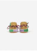 Multicolor booties