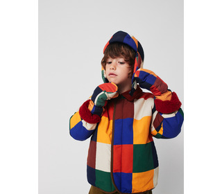 Multicolor tiles mittens - Bobo Choses