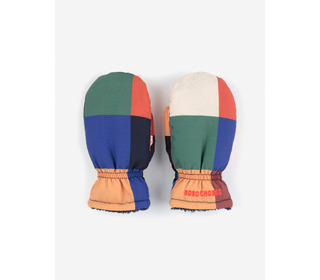 Multicolor tiles mittens - Bobo Choses